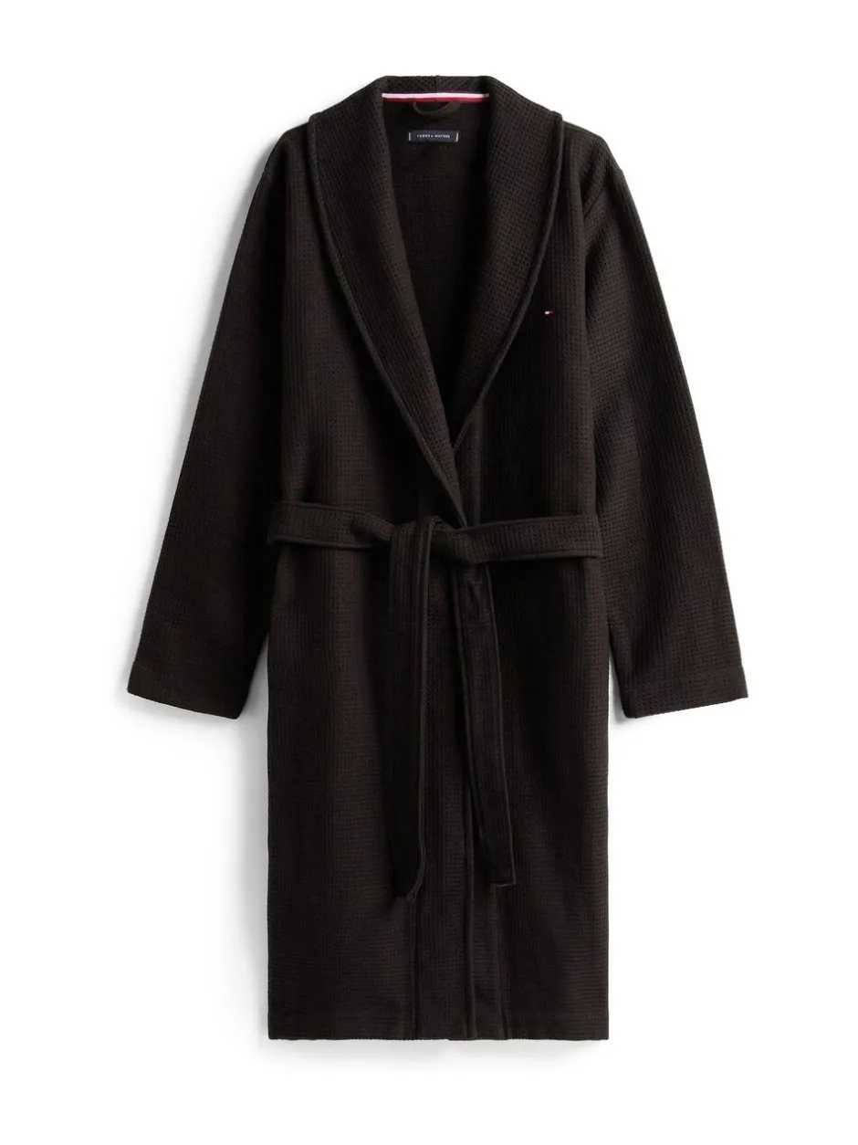 Kamerjassen En Badjassen*Tommy Hilfiger Essential Waffle Knit Robe