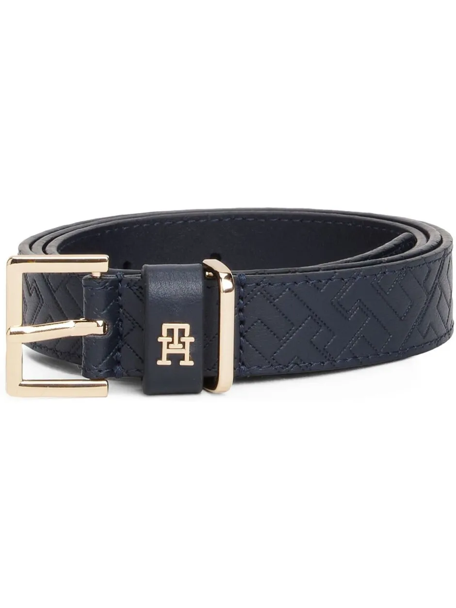 Ceintuurs|Tommy Hilfiger Leather Embossed Logo Belt
