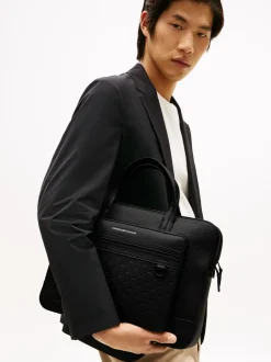 Tassen*Tommy Hilfiger Modern Repeat Flag Pocket Laptop Bag