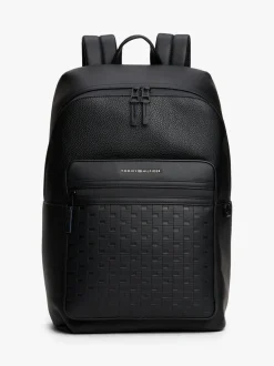 Tassen*Tommy Hilfiger Modern Repeat Flag Mixed Texture Backpack