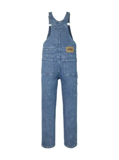 Tuinbroeken|Tommy Hilfiger uniseks denim timmermans bretelbroeken