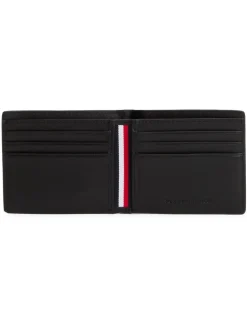 Portemonnees*Tommy Hilfiger Woven Leather Wallet