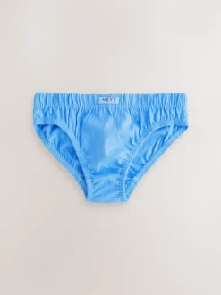 Ondergoed|Next - 100% katoenen slip verpakking van 10 (1,5 - 16 jr) Tonaal blauw