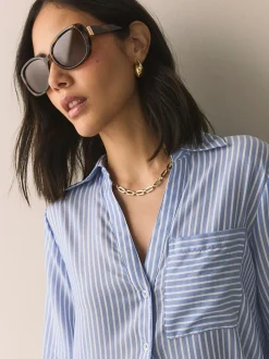Zonnebril|Next - Square Wrap Sunglasses Tortoise bruin
