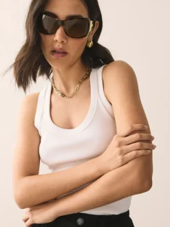 Zonnebril|Next Tortoise bruin - Wrap Around Sunglasses