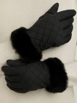 Mutsen, Handschoenen En Sjaals*Totes SmarTouch Water Repellent Padded Gloves With Fur Cuff