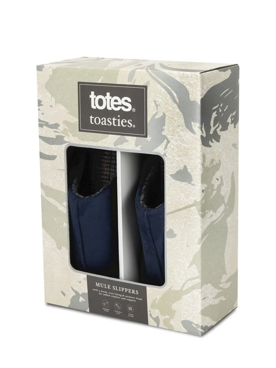 Pantoffels*Totes Toasties Mens Centre Seam Mules
