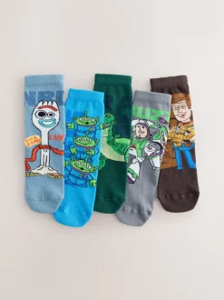 Sokken*Next Toy Story - Verpakking van 5 paar Character sokken met hoog katoengehalte