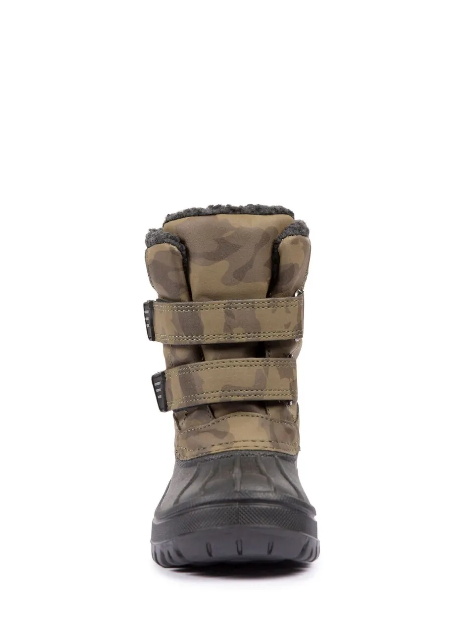 Boots|Trespass - Alex groene uniseks sneeuwlaarzen voor peuters