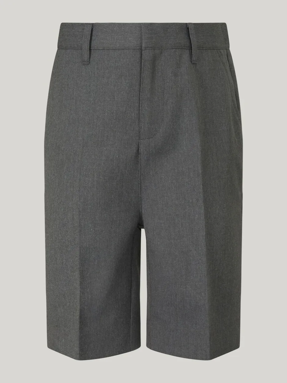 Shorts|Trutex Junior Boys Slim Leg Grey 2 Pack School Shorts