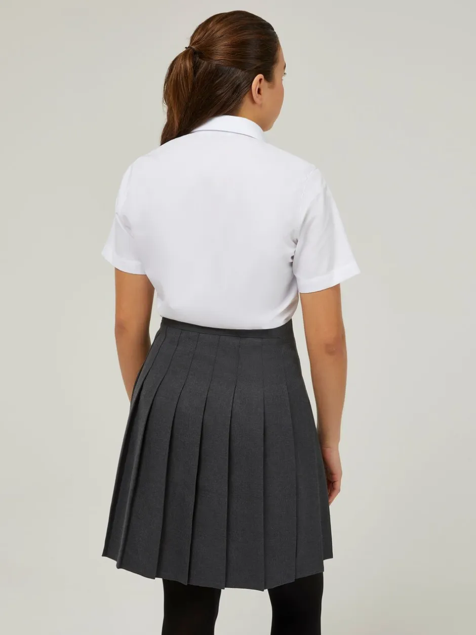 Overhemden En Blouses|Trutex White Regular Fit Short Sleeve 2 Pack School Shirts