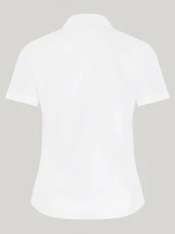 Overhemden En Blouses|Trutex Witte Cubaanse Kraag Slim fit Korte mouwen 2 Pack School overhemden