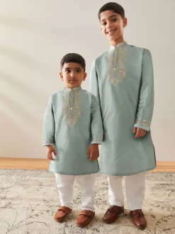 Kurtas|Shirts*Next Turqouise blauw - Eid Koerta (3mnd -16jr)