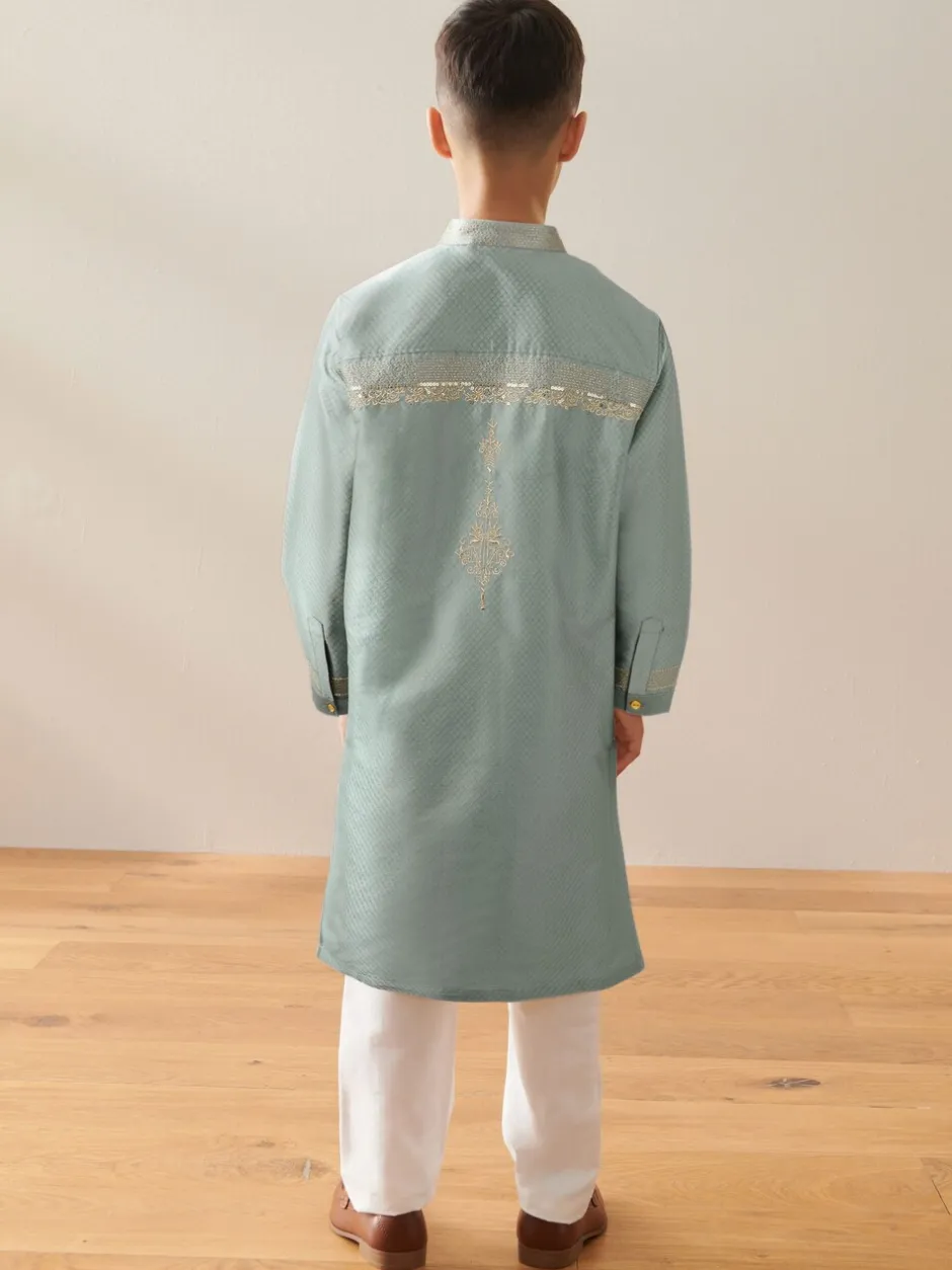 Kurtas|Shirts*Next Turqouise blauw - Eid Koerta (3mnd -16jr)