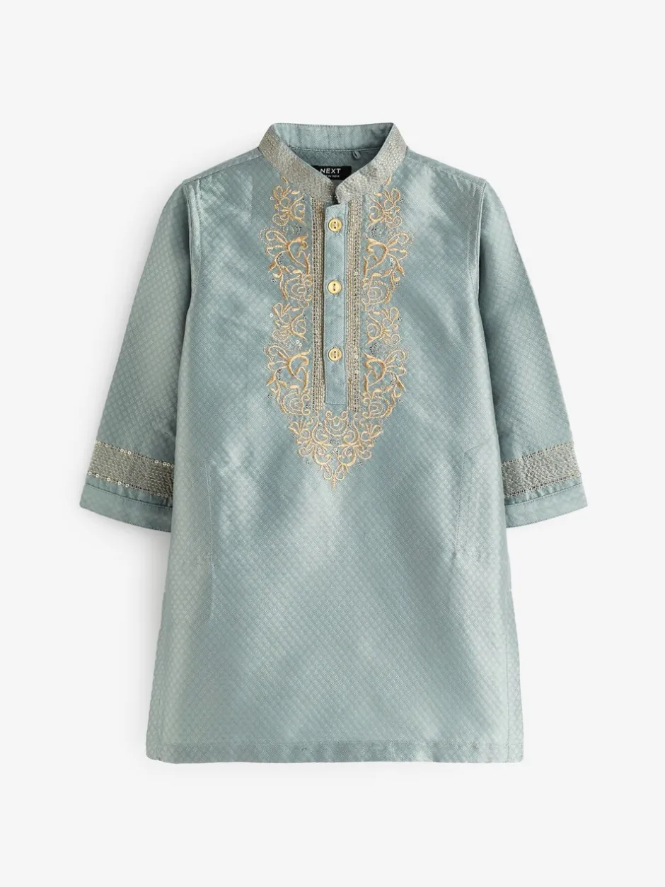 Kurtas|Shirts*Next Turqouise blauw - Eid Koerta (3mnd -16jr)
