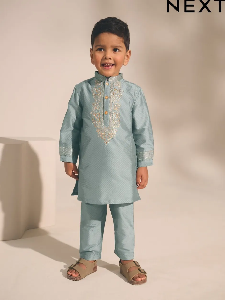 Kurtas|Shirts*Next Turqouise blauw - Eid Koerta (3mnd -16jr)