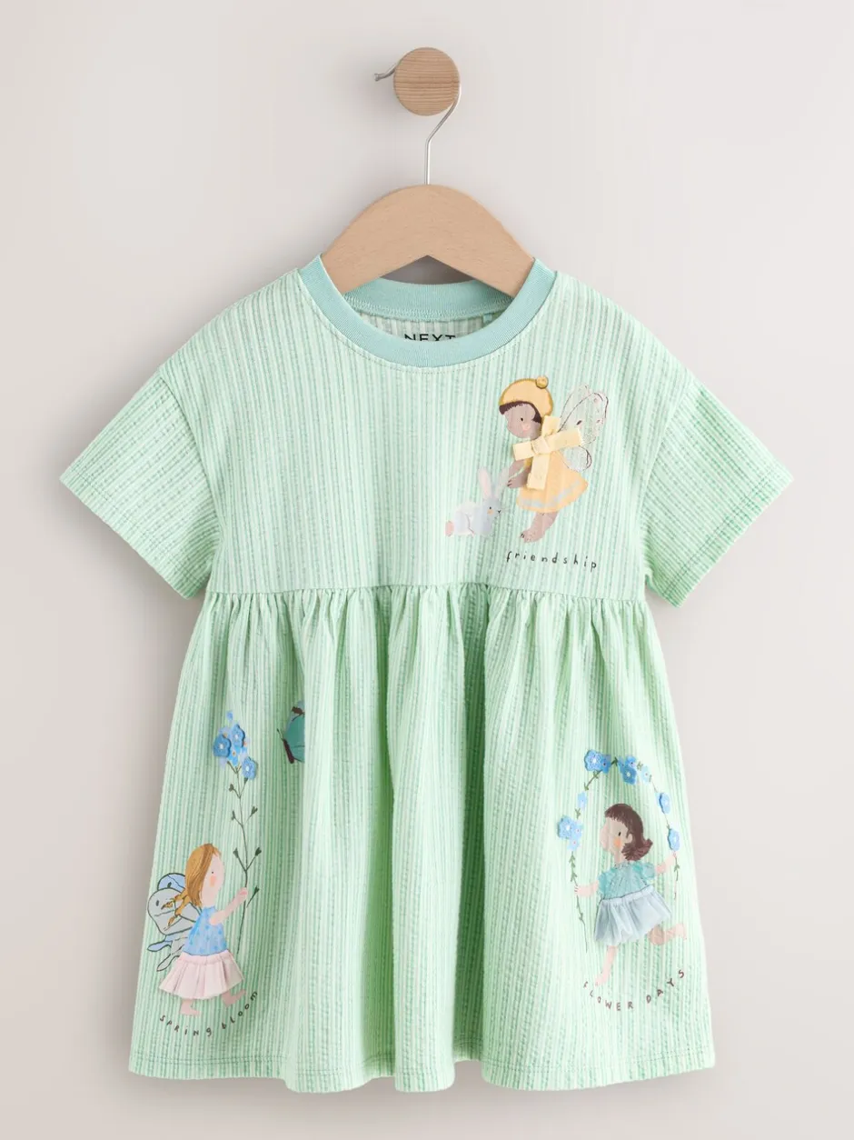 Jurken|Jurken*Next - Jersey Dress (3mths-7yrs) Turquoise Fairy