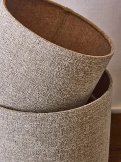 Lampenkappen|Verlichting|Next Tweed-achtige effen eenvoudig passende plafondlampenkap
