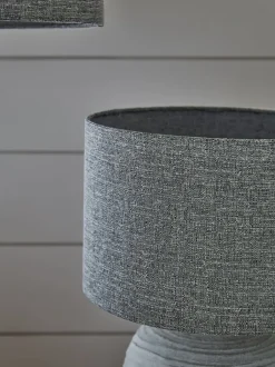 Lampenkappen|Verlichting|Next Tweed-achtige effen eenvoudig passende plafondlampenkap