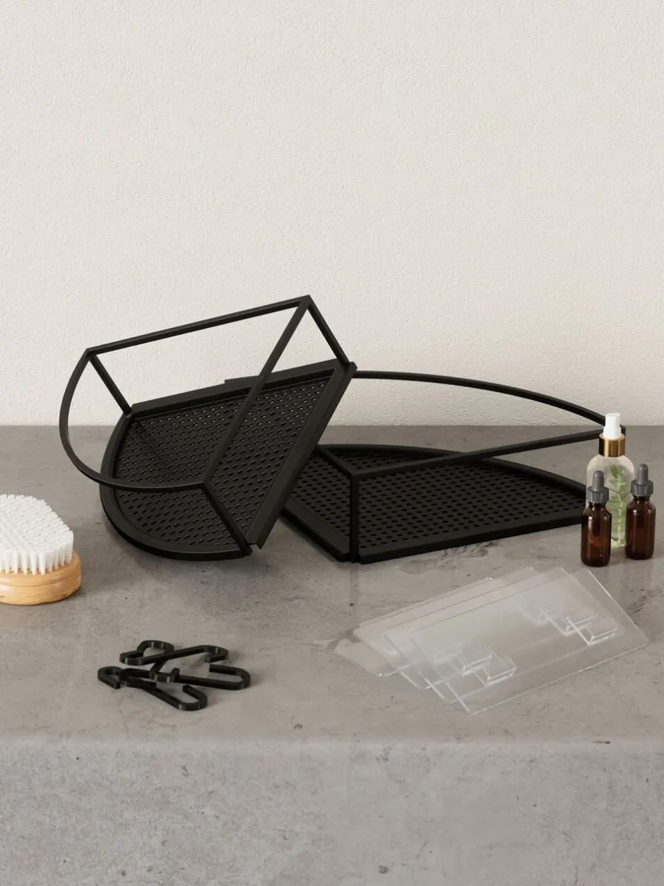 Badkameraccessoires*Umbra - Cubiko doucherek voor in de hoek Zwart