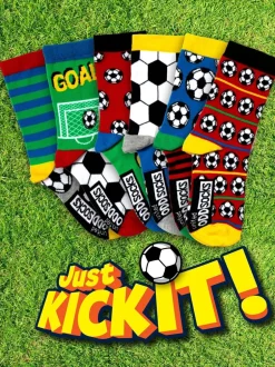 Sokken|United Odd Socks Football Kick Boys Socks 6 Packs