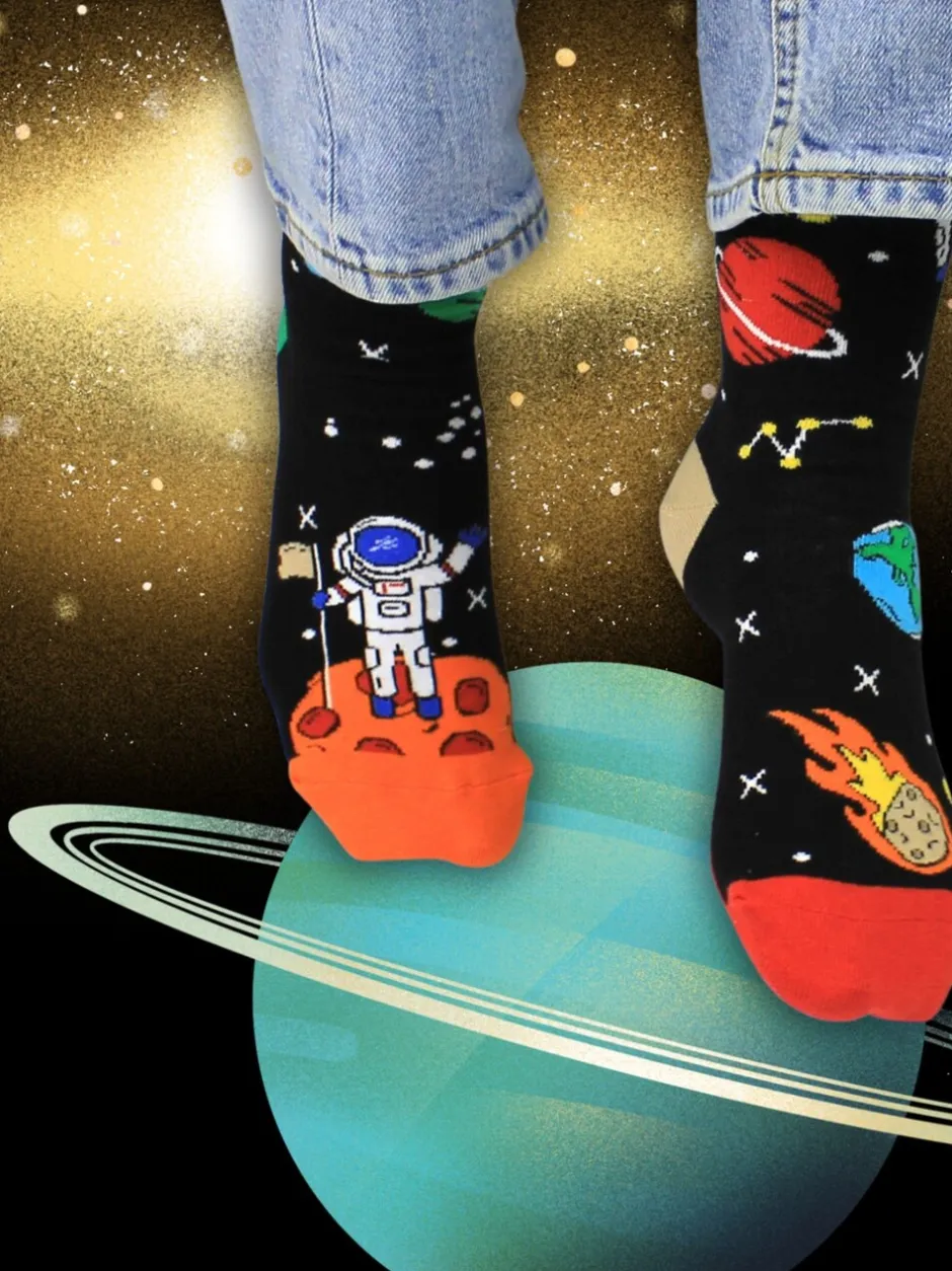 Sokken En Panty's|Sokken|United Odd Socks Space Explorer Socks 3 pack