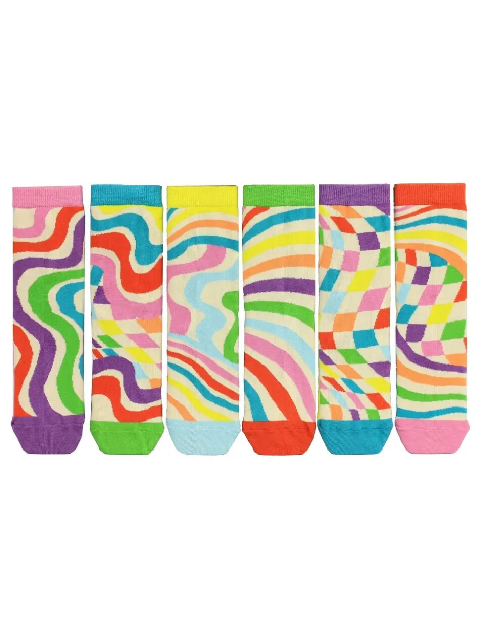 Sokken En Panty's*United Odd Socks Stay Groovy Socks 3 pack