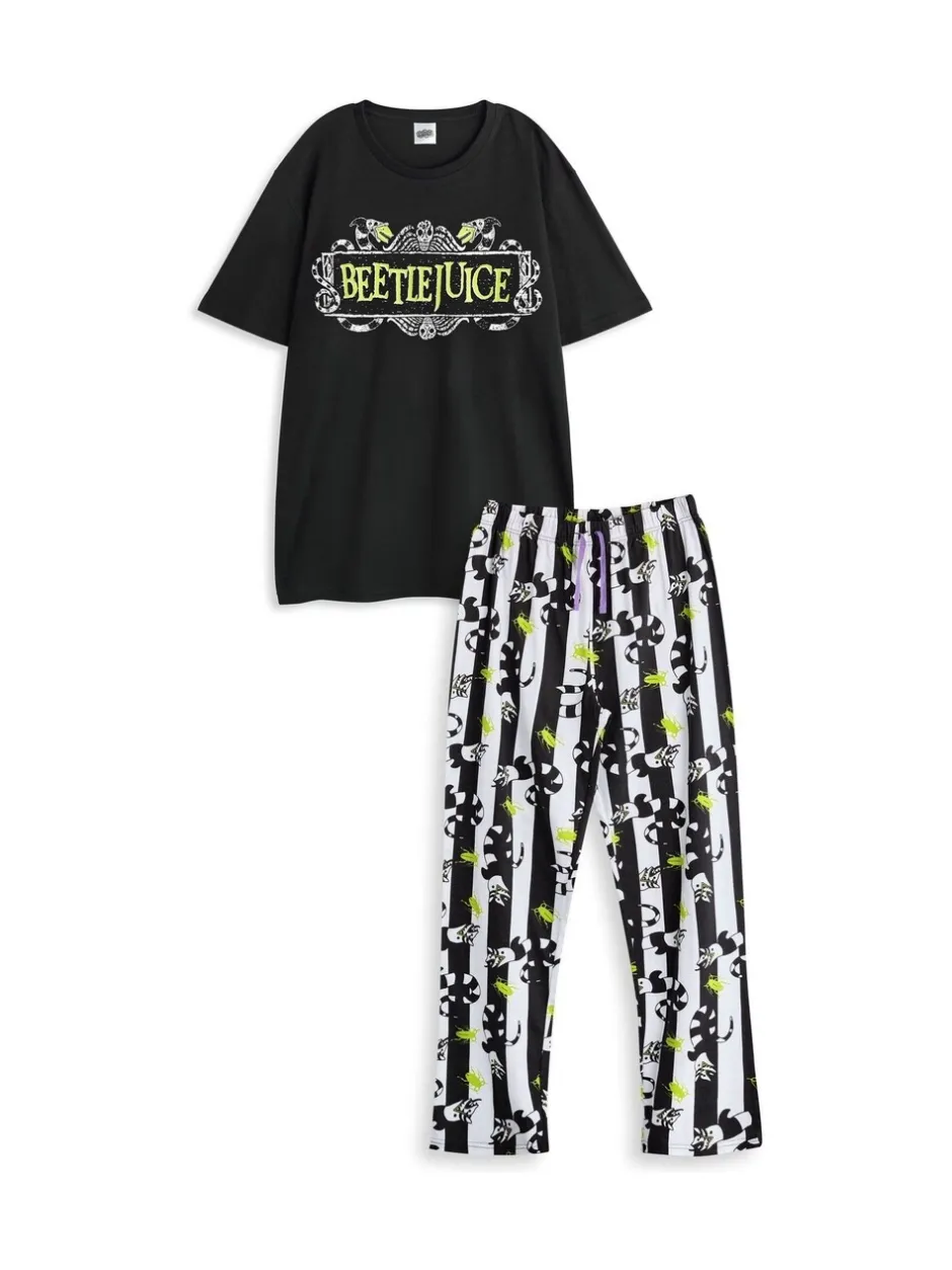 Pyjama's|Vanilla Underground Beetlejuice Adult Pyjamas Set