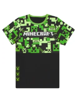 Pyjama's|Vanilla Underground Boys Minecraft Short Sleeve Short Leg 100% Cotton Pyjamas Set