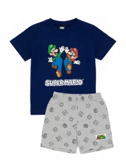 Pyjama's*Vanilla Underground Boys Nintendo Super Mario Short Sleeve Short Leg Pyjamas Set