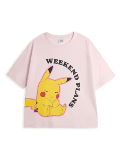 Pyjama's|Loungewear*Vanilla Underground dames Pokemon roze korte mouw lange pijpen 100% katoenen pyjamaset