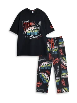 Pyjama's*Vanilla Underground Disney Toy Story Pizza Planet Short Sleeve Long Leg Pyjamas Set