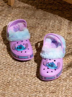 Pantoffels*Vanilla Underground Disney Stitch klompen met voering van imitatiebont voor meisjes