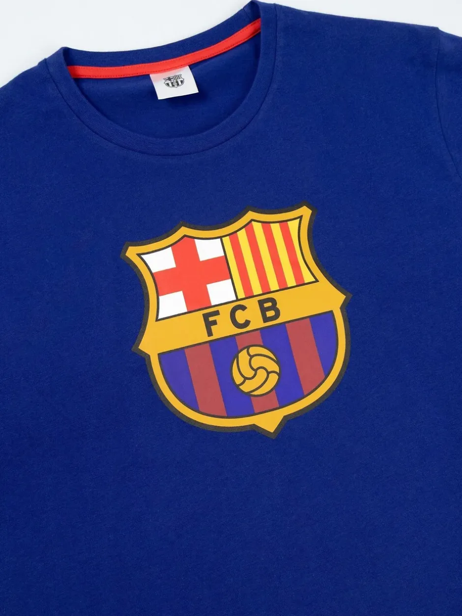 Pyjama's|Loungewear*Vanilla Underground FC Barcelon Short Sleeve Long Leg Pyjamas Set