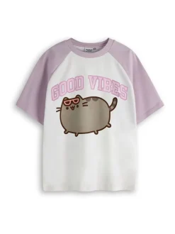 T-Shirts*Vanilla Underground Girls Pusheen 100% Cotton T-Shirt
