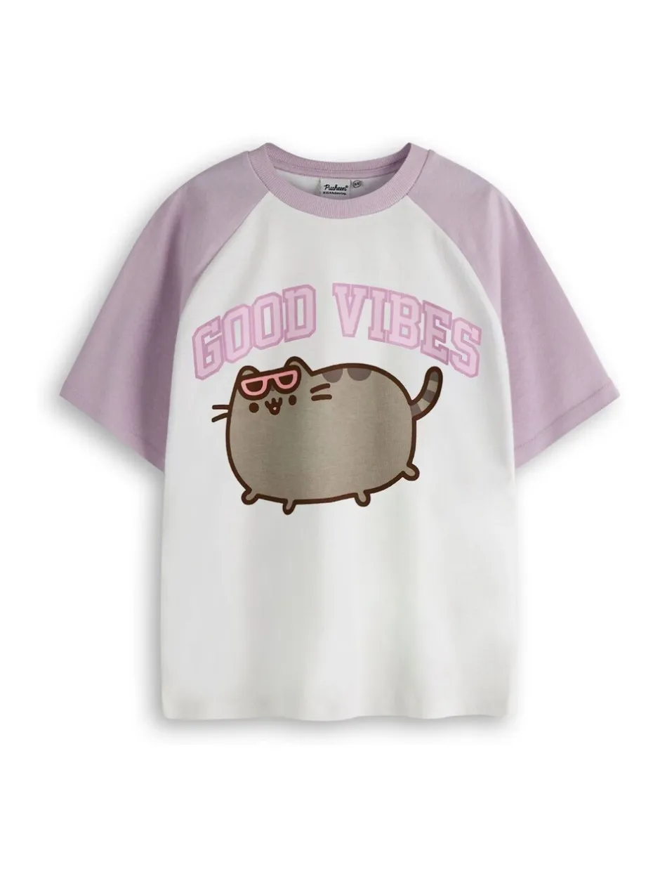 T-Shirts*Vanilla Underground Girls Pusheen 100% Cotton T-Shirt