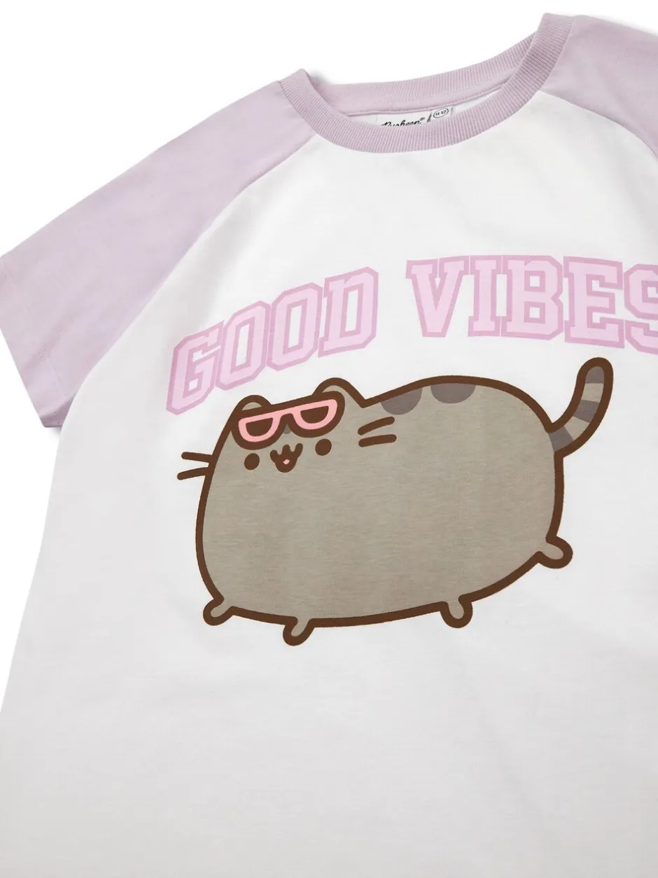 T-Shirts*Vanilla Underground Girls Pusheen 100% Cotton T-Shirt