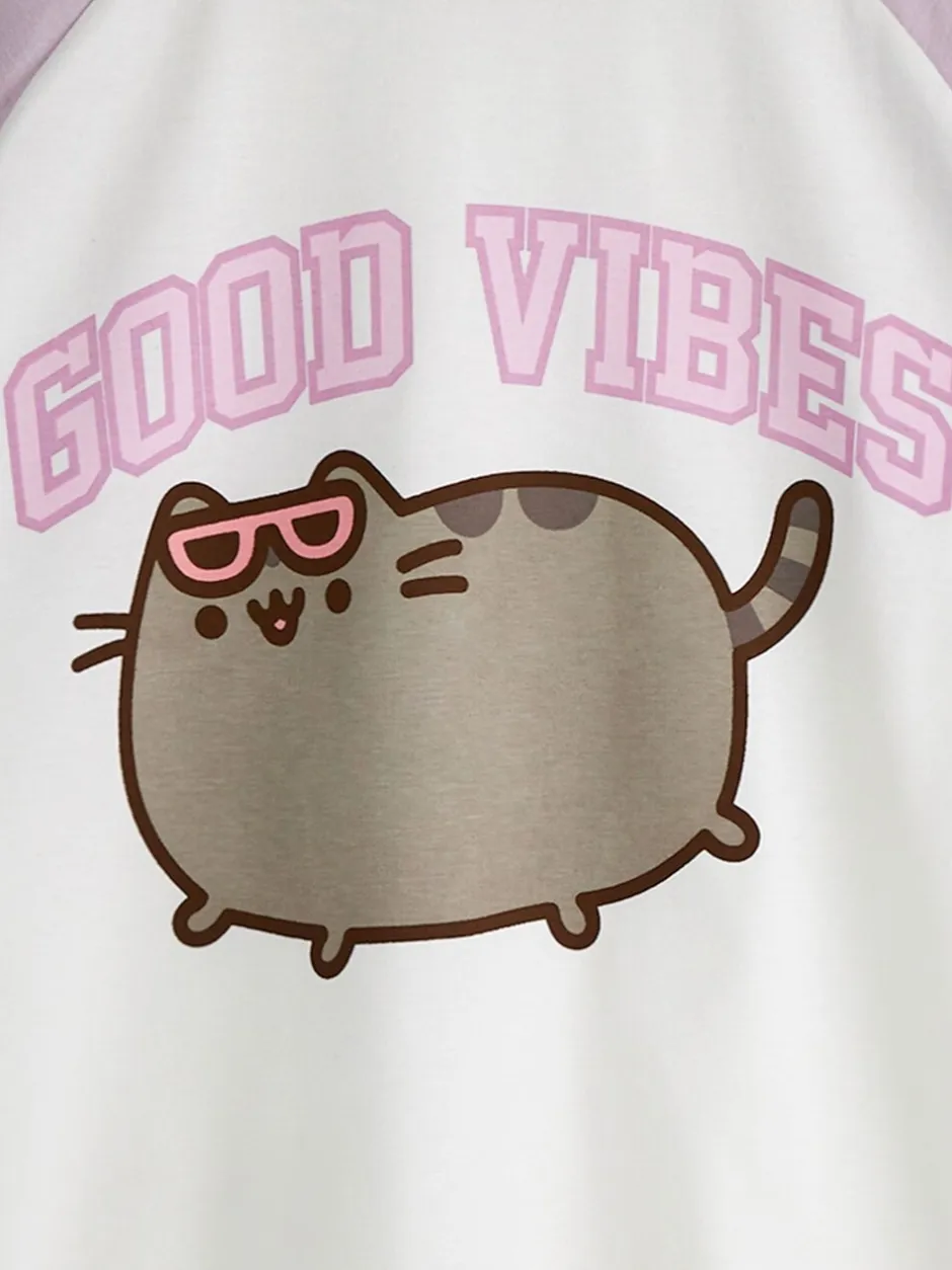 T-Shirts*Vanilla Underground Girls Pusheen 100% Cotton T-Shirt