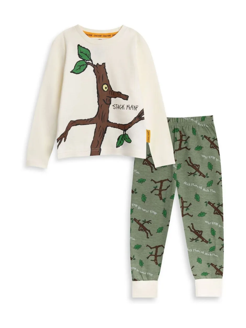 Pyjama's*Vanilla Underground Gruffalo & Friends Stickman Long Sleeve Long Leg Pyjamas Set