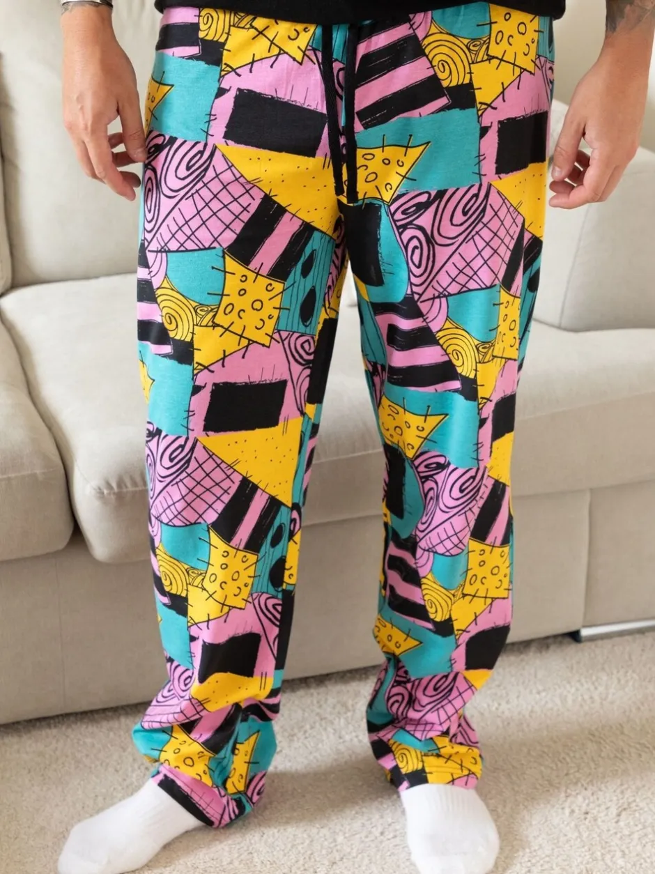 Pyjama's*Vanilla Underground heren The Nightmare Before Kerstmis lounge 100% katoenen Joggingbroeken