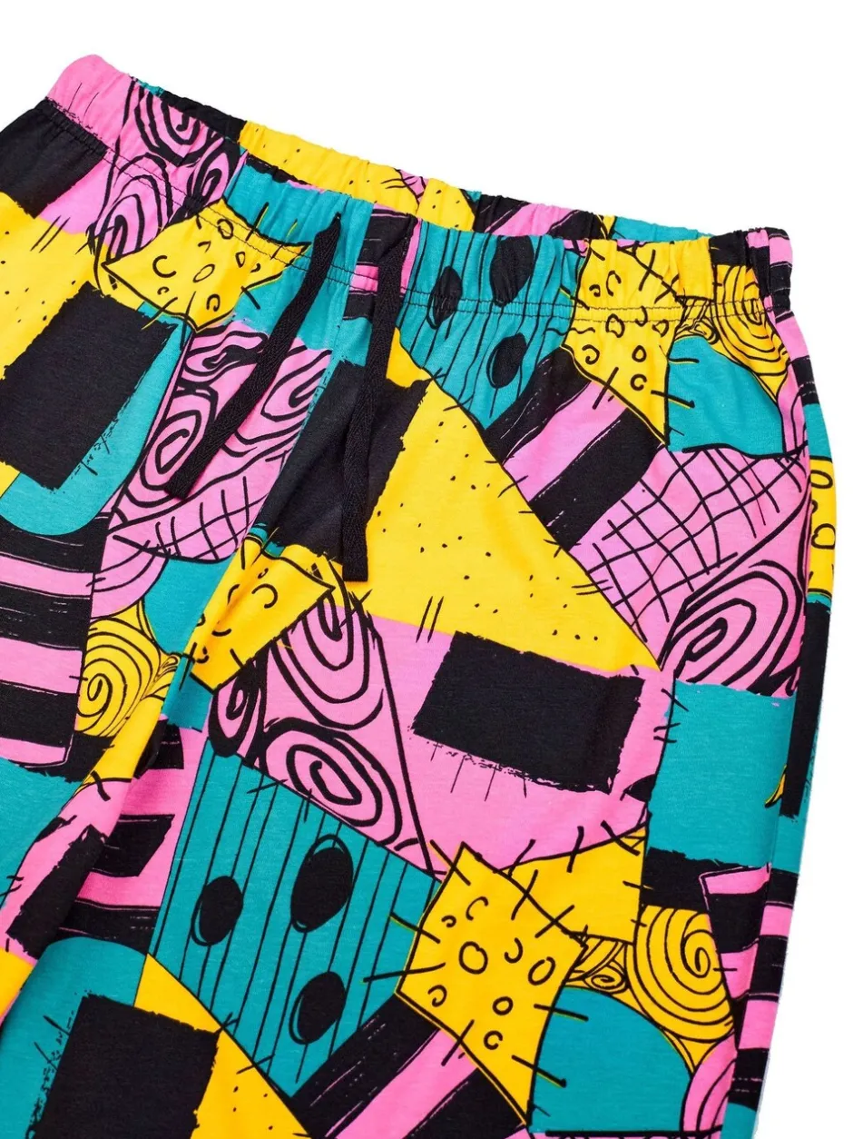 Pyjama's*Vanilla Underground heren The Nightmare Before Kerstmis lounge 100% katoenen Joggingbroeken