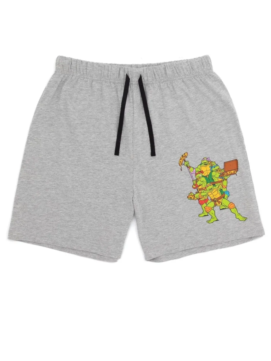 Pyjama's*Vanilla Underground Herenpyjama met ninjaschildpaddenprint