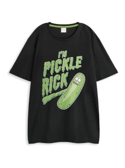 Pyjama's|Vanilla Underground herenpyjama met Rick And Morty-print, meerkleurig, korte mouwen, lange pijpen, 100% katoen