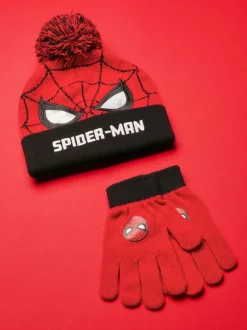 Mutsen, Handschoenen En Sjaals|Vanilla Underground Marvel Spider-Man set van muts en Handschoenen voor Jongens