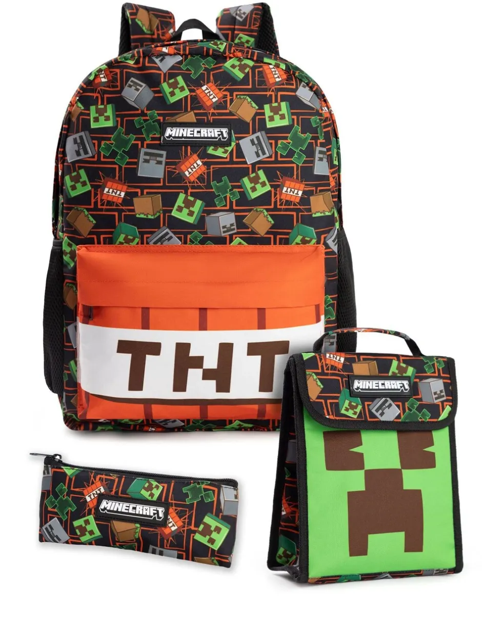 Tassen|Vanilla Underground Minecraft Backpack Set 3 Piece