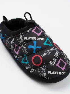 Pantoffels|Vanilla Underground PlayStation Controller Symbols Slippers