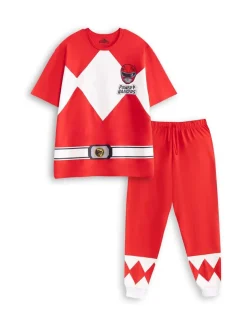 Pyjama's|Vanilla Underground Power Rangers Character Short Sleeve Long Leg Pyjamas Set