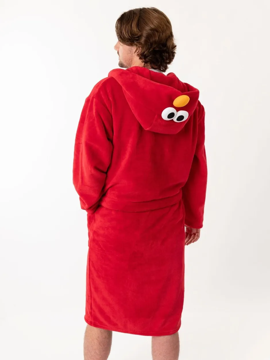 Kamerjassen En Badjassen|Vanilla Underground Sesame Street Elmo Hooded Bath Robe