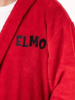 Kamerjassen En Badjassen|Vanilla Underground Sesame Street Elmo Hooded Bath Robe