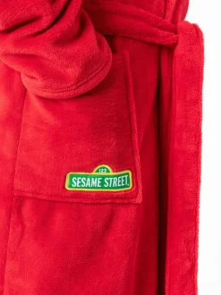 Kamerjassen En Badjassen|Vanilla Underground Sesame Street Elmo Hooded Bath Robe